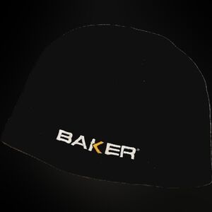 Baker Knit Cap Winter Warm Unisex Vintage Excellent Condition Black